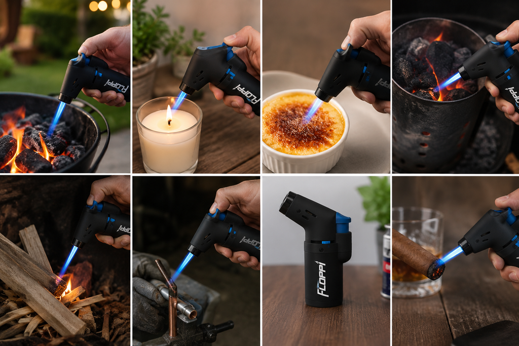 🔥 TurboFlame Pro – Soplete Recargable Antiviento