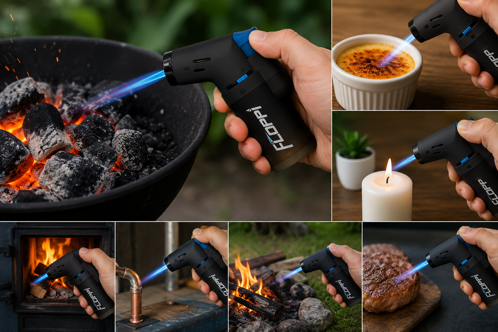 🔥 TurboFlame Pro – Soplete Recargable Antiviento