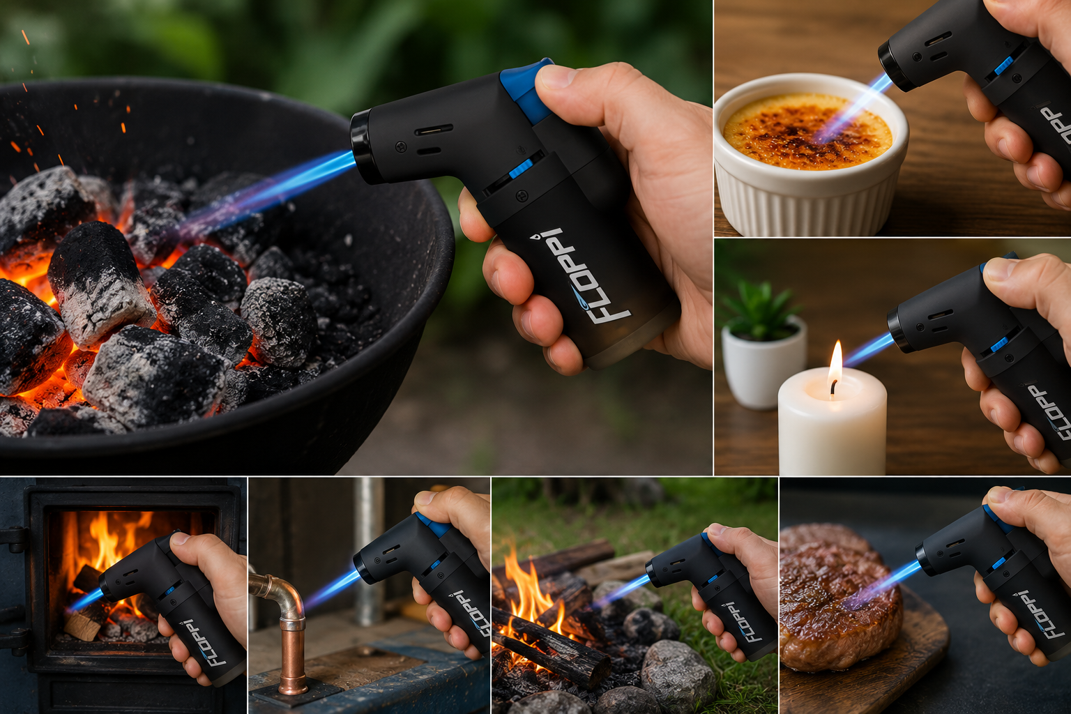 🔥 TurboFlame Pro – Soplete Recargable Antiviento